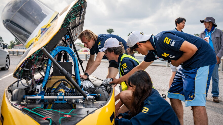 Solgen Racing Solar car racing takes over Corvette Museum track in Bowling Green