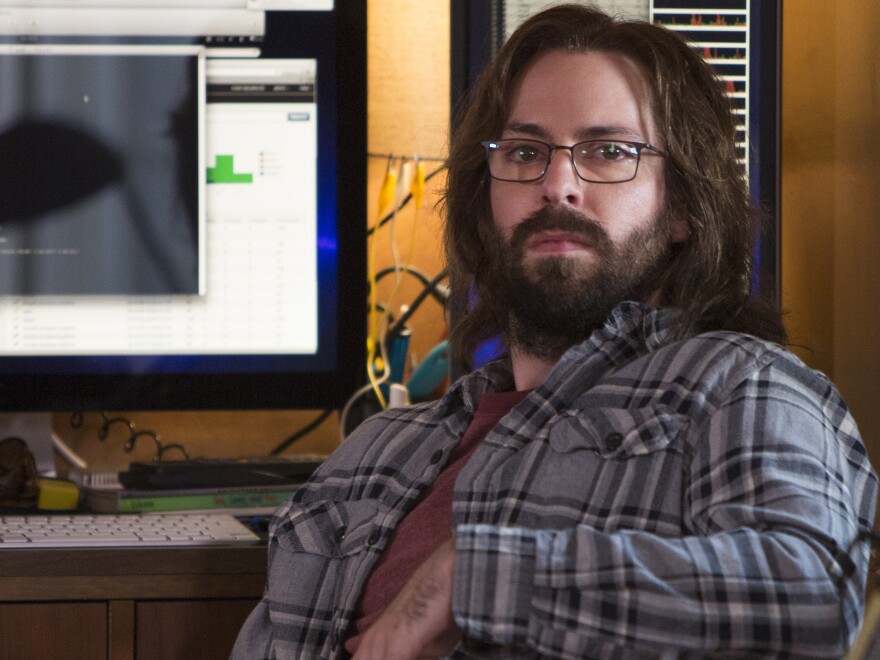 Martin Starr plays software designer Gilfoyle in the HBO comedy <em>Silicon Valley</em>. In the show's new season, Gilfoyle and his fellow techies attend a startup competition named "Disrupt."