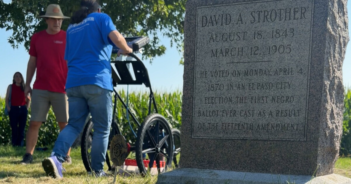El Paso burial site of first Black man to vote in Illinois confirmed 121 years after his death