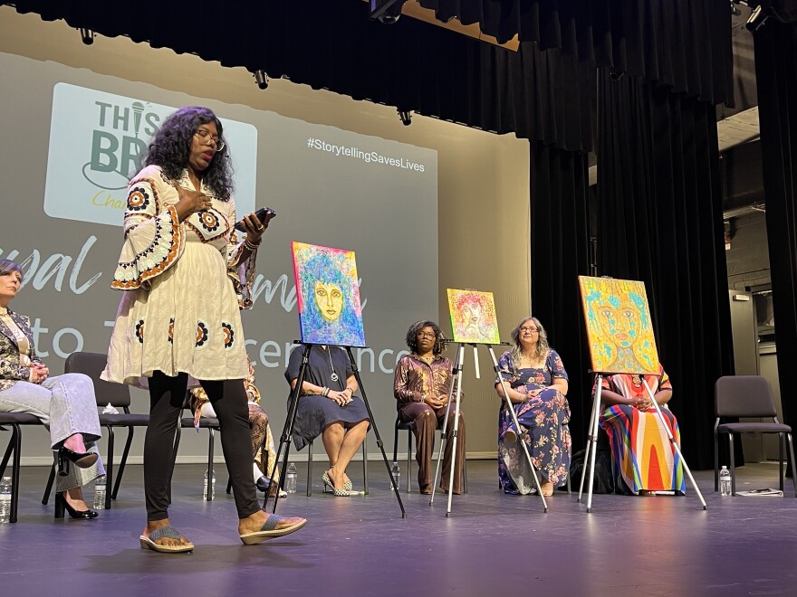 Artist Umayal Annamalai turns to art to cope with her challenges and to raise awareness of mental health issues.
