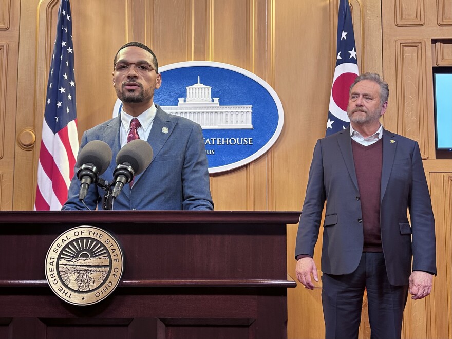 Rep. Josh Williams and Attorney General Dave Yost