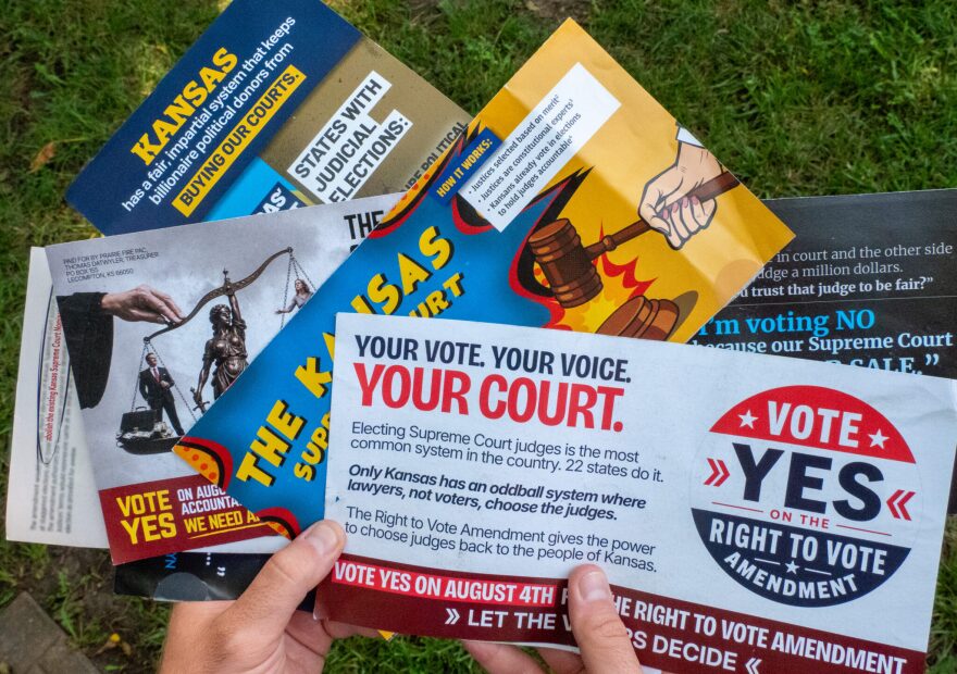 Donors have flooded organizations with millions of dollars ahead of the Aug. 4 vote on a ballot question that could change the way Kansas Supreme Court justices are selected.