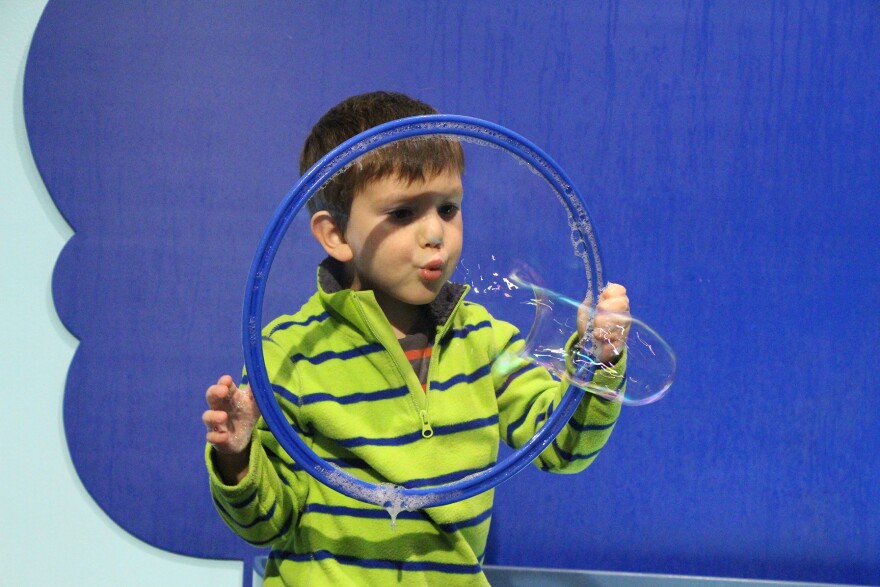 The Bubbles Exhibit at Boston Children's Museum.