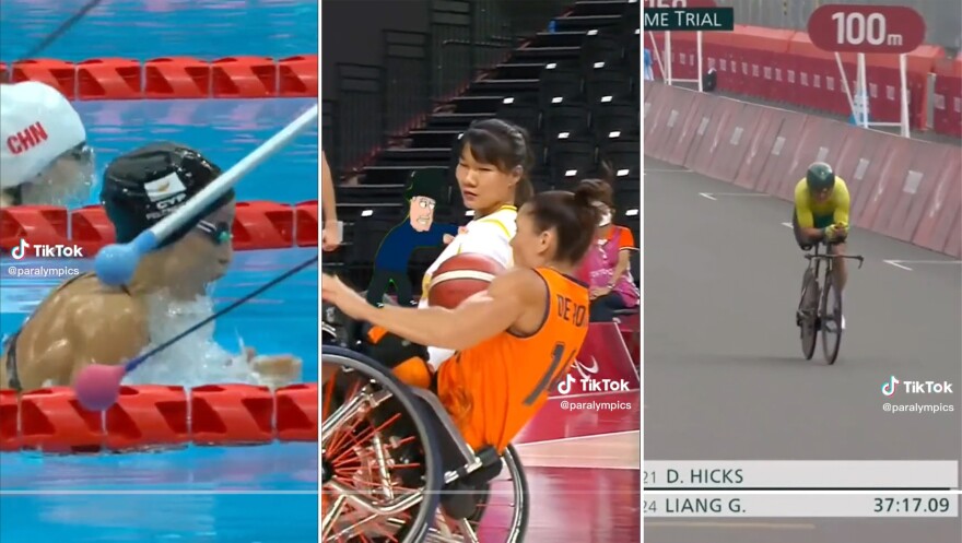 The Paralympics TikTok account combines sports footage with viral audio to showcase athletes. But critics of compilations posted to Twitter say it mocks them instead.