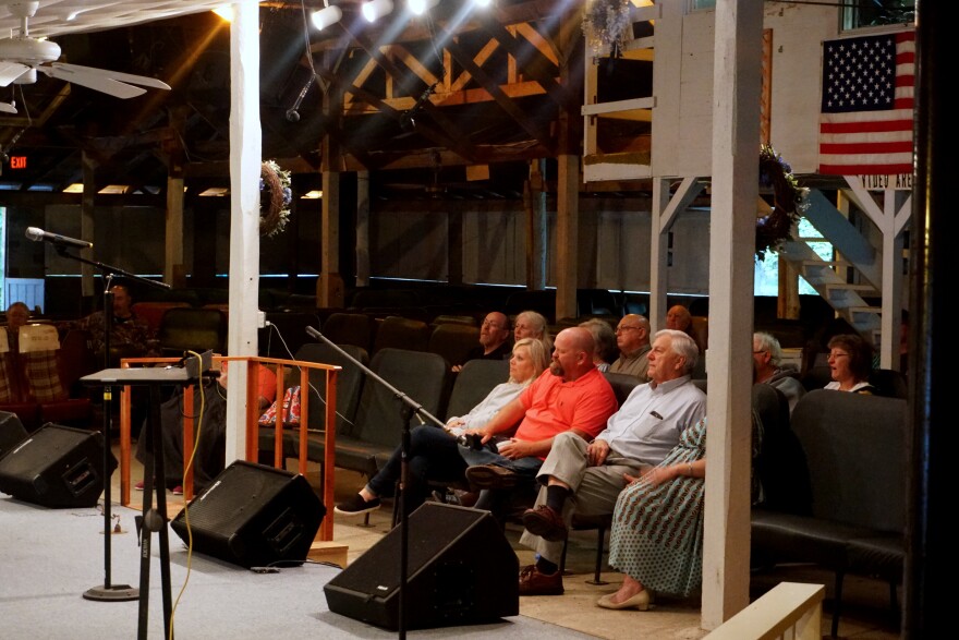 Although the event used to draw thousands of people, the WV Mountain State Gospel Convention now only draws a few hundred people. Photo by Zack Harold