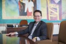 Jorge Riopedre, the outgoing CEO and president of Casa de Salud, poses for a portrait in his office on Oct. 23, 2019.