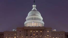 US Capitol Building at night 