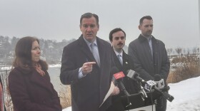 U.S. Rep. Tom Suozzi told Long Islanders to “wake up” at a news conference Feb. 17 after the EPA rolled back its “endangerment finding” linking greenhouse gas emissions to harmful health effects.