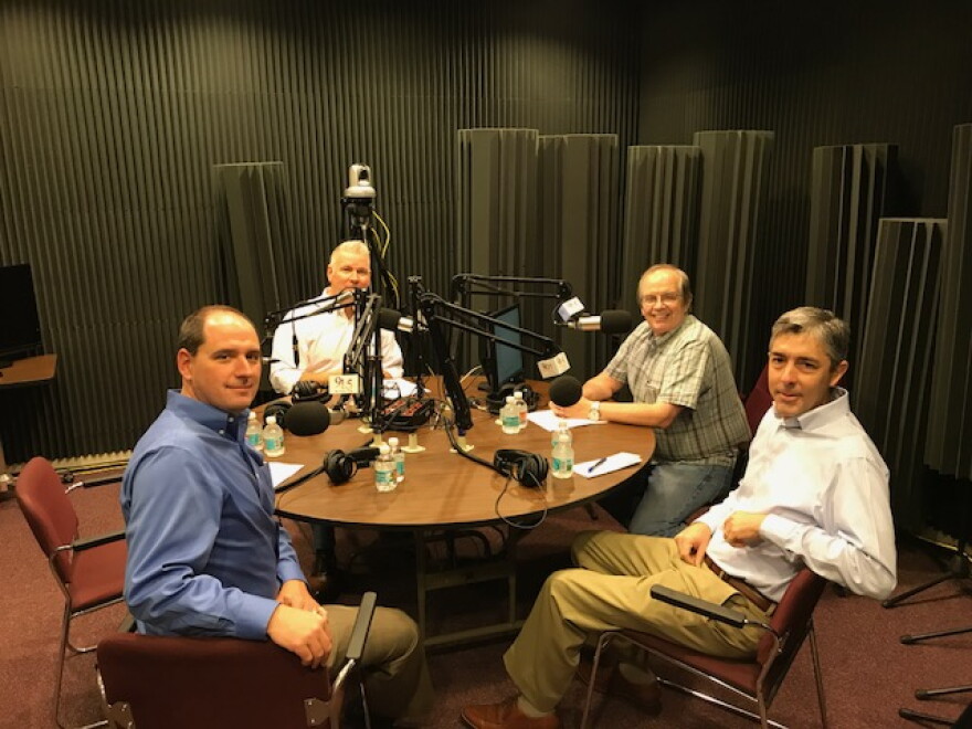 group sitting at fm interview table