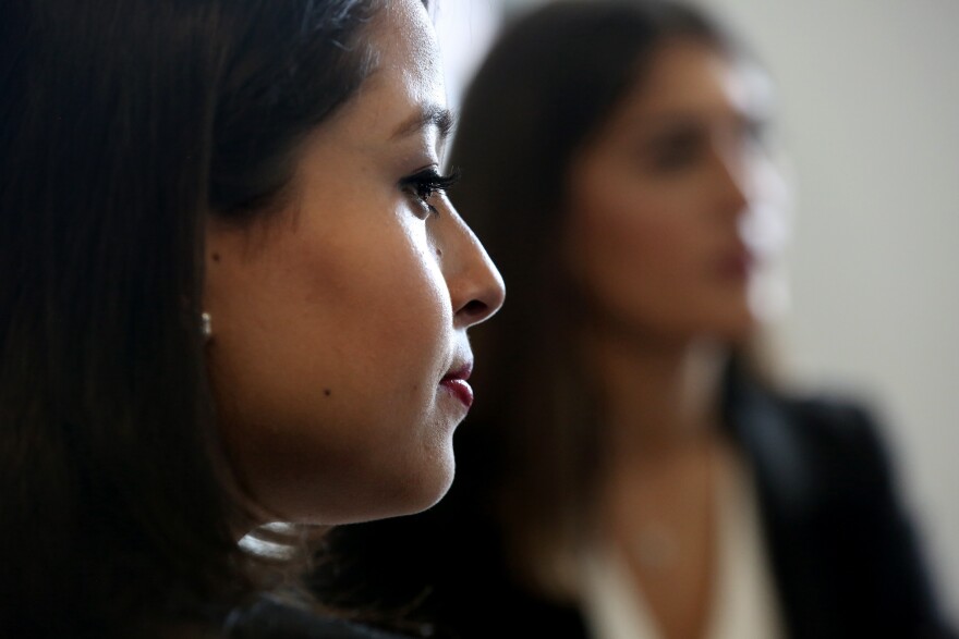 Kanchan Amatya of Nepal, 22, and Djellza Pulatani of New York, 17, are among the drafters of the Global Girls' Bill of Rights.