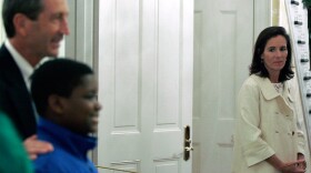 One week before it was announced the couple would divorce, South Carolina first lady Jenny Sanford and Gov. Mark Sanford hosted a Christmas Open House at the Governor's Mansion in Columbia.