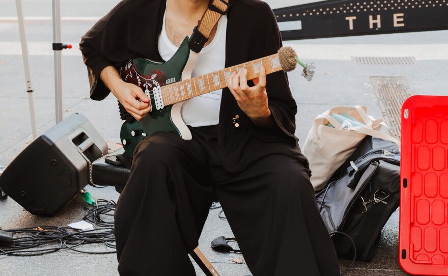 Man of the Flood's Loui Al-Ayoubi performs a solo set