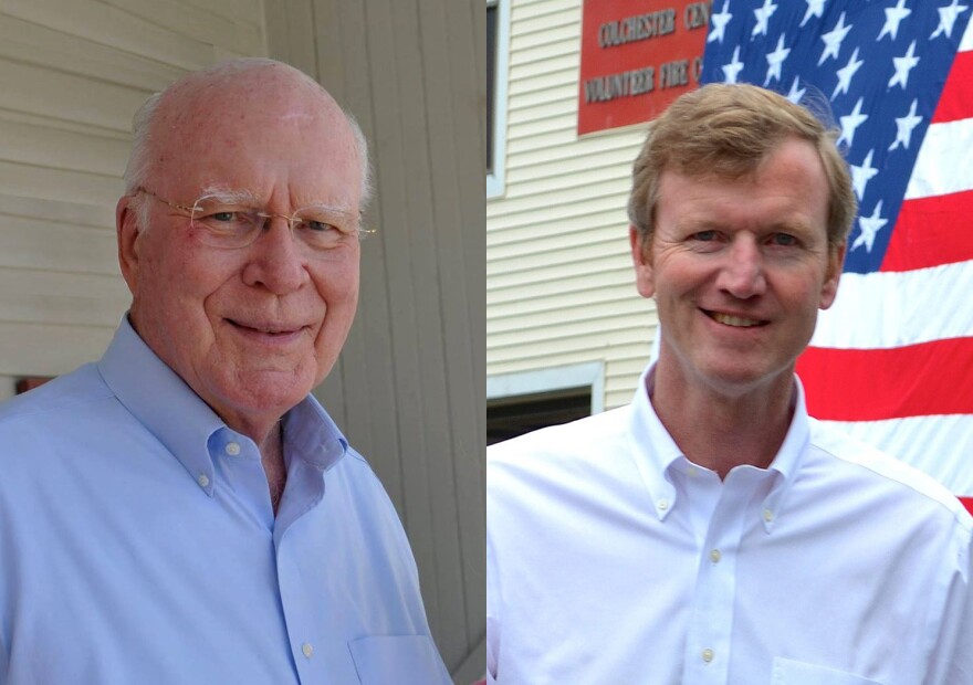 Patrick Leahy (left) and Scott Milne