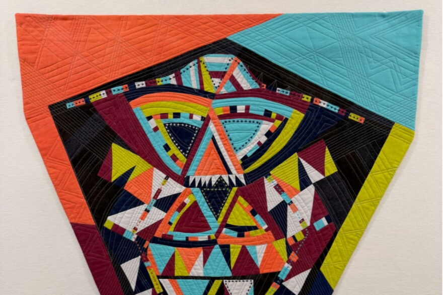 Work from 'Art Quilters Unlimited' exhibition.