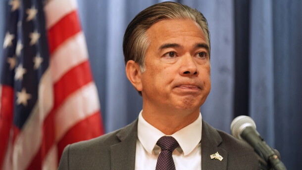 FILE - California Attorney General Rob Bonta at a news conference in Calif. on Monday, Sept. 8, 2025.