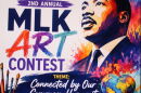 Bridging the Gap poster for MLK Art Contest 