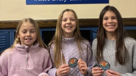 Stephanie Boyd (left), Leela Luckhardt (center) andNora Karr (right)