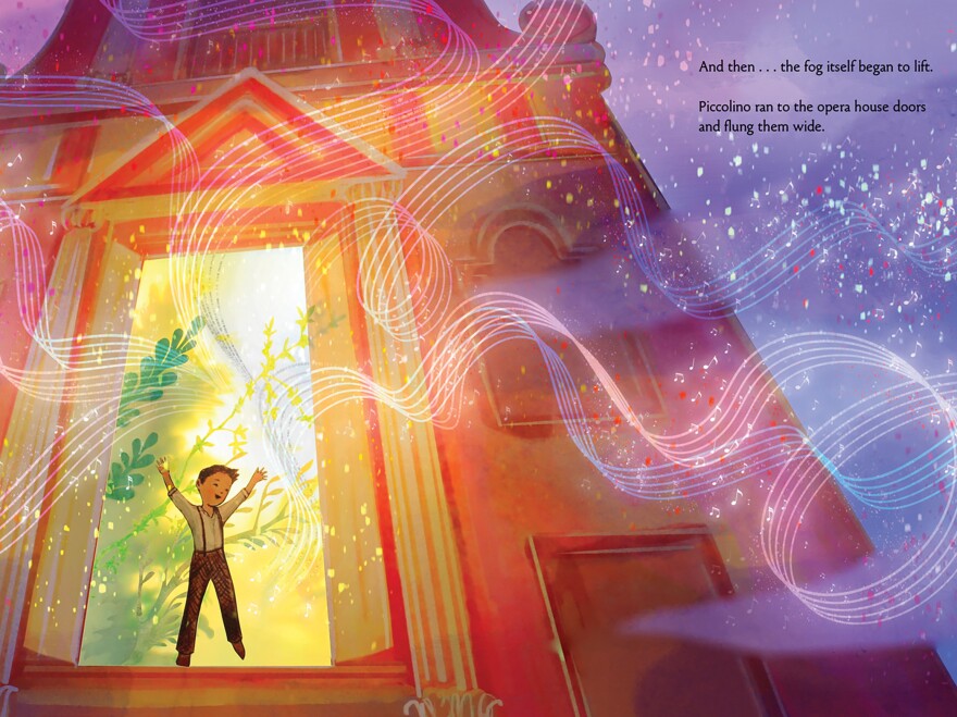 In The Enchanted Symphony, a young boy named Piccolino harnesses the power of art, nature and community.