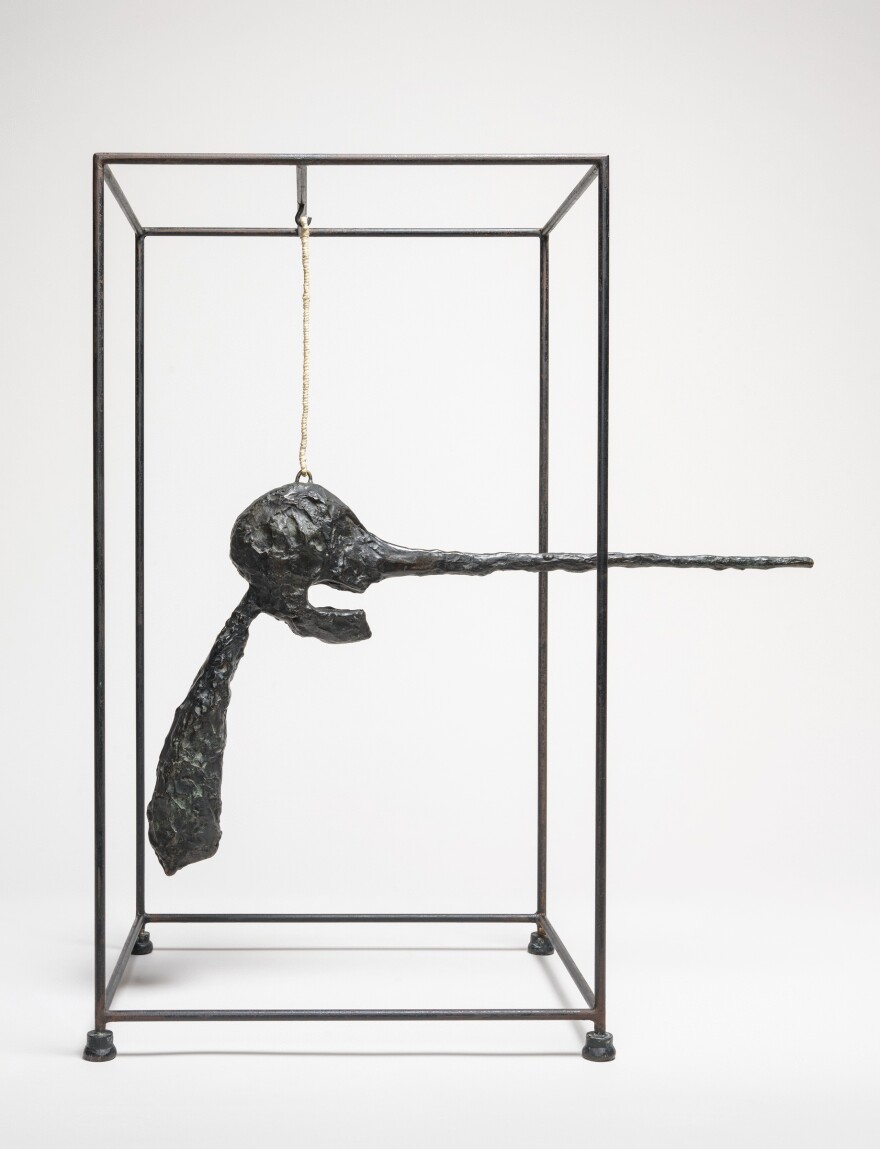 Giacometti created <em>The Nose </em>(<em>Le nez</em>) in 1949 out of bronze, wire, rope and steel.