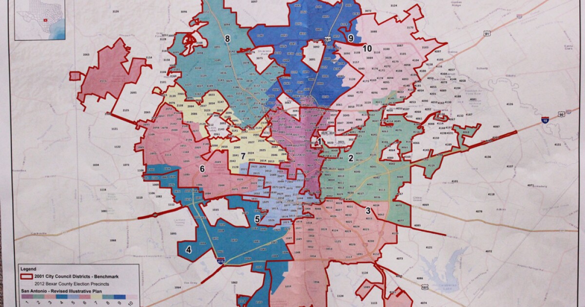 City Council Redistricting And The Race For Bexar County Sheriff Tpr Bexar County Voting Precinct Map