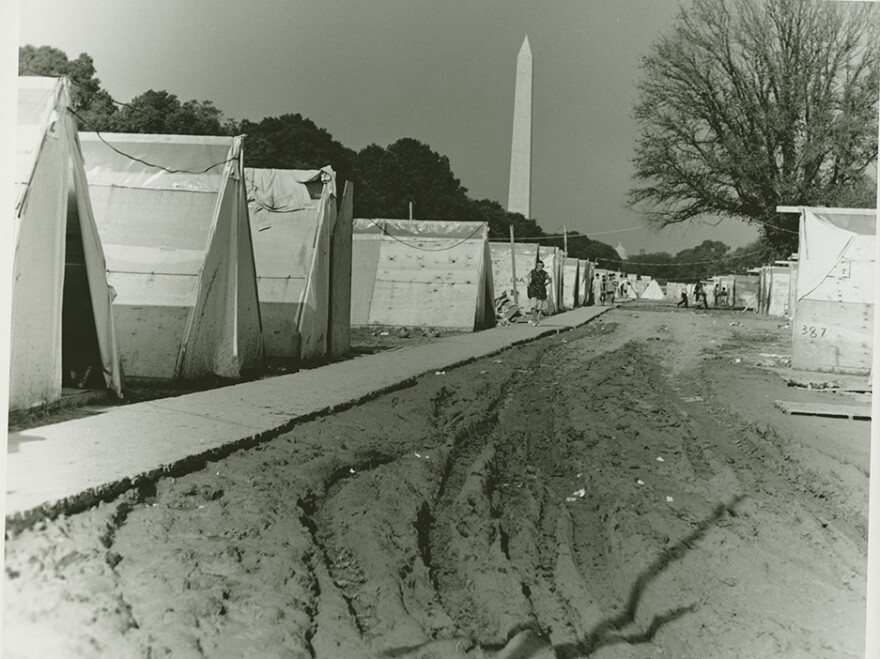 Resurrection City on the National Mall was an attempt by the Poor People's Campaign to bring attention to poverty in America.