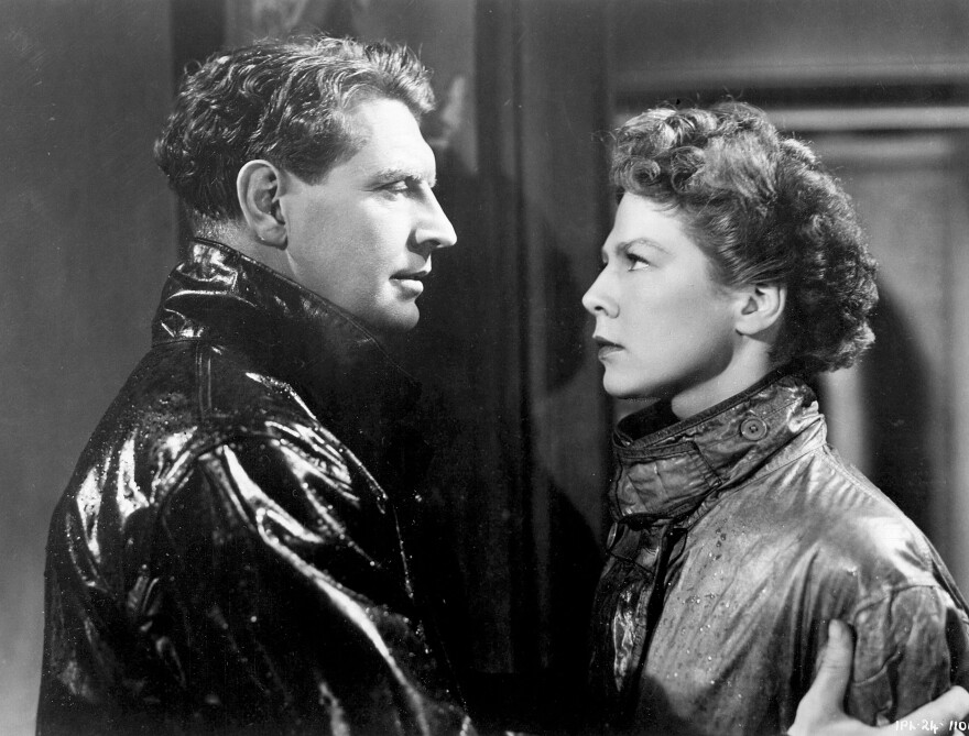 Roger Livesey as Torquil MacNeil (left) and Wendy Hiller as Joan Webster in "I Know Where I'm Going!" (1945).