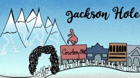 Illustration of Jackson Hole.