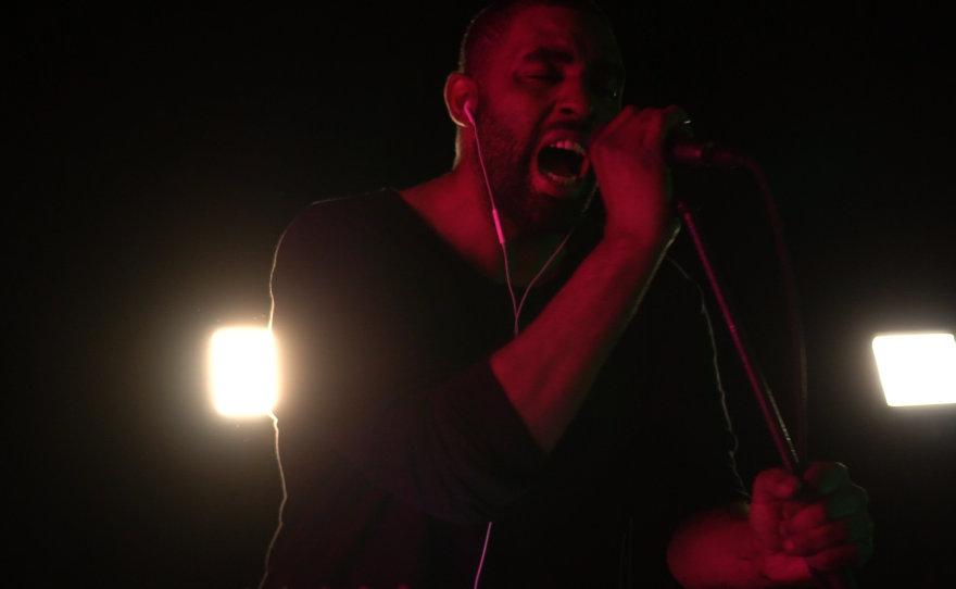worldwithoutfear performing live in WNIJ's Studio A