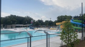 The new pool at Hopkins Park ahead of its mid-August opening.