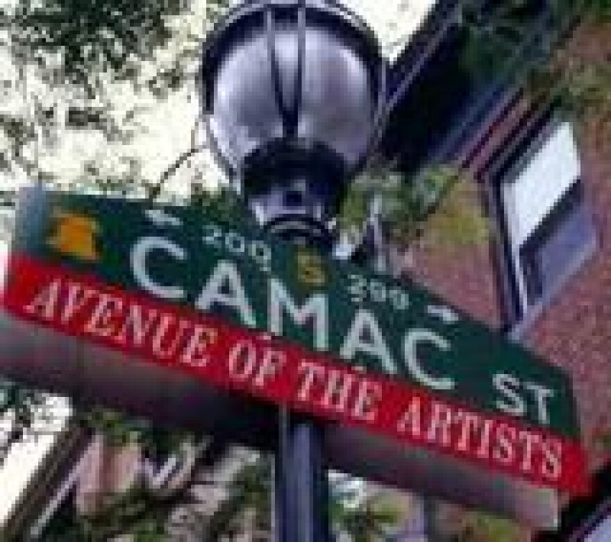 Philadelphia's Camac Street is home to the Plastic Club and Sketch Club