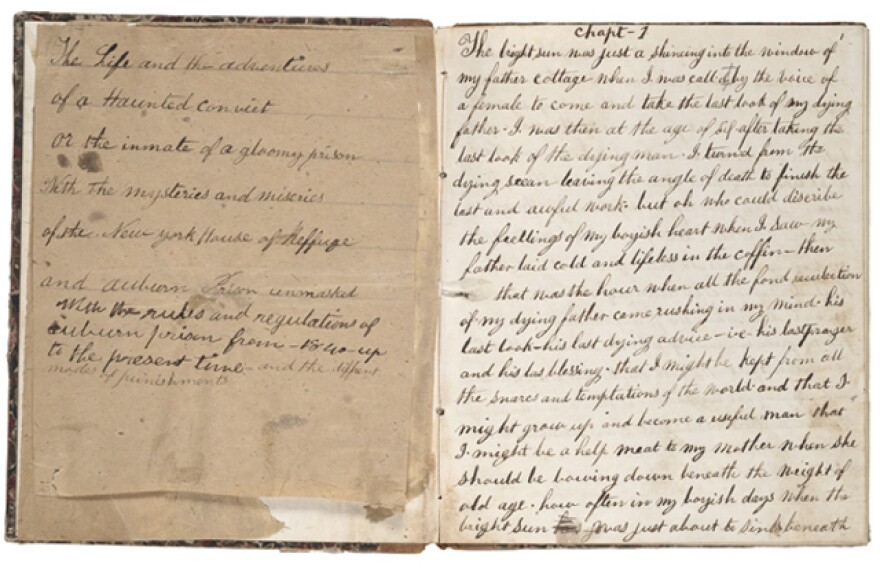 <em>The Haunted Convict,</em> dated 1858, is the earliest known prison memoir by an African-American writer. Reed learned to read and write during his time in prison.