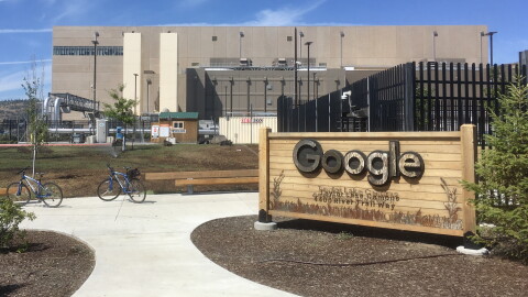 A Google data center in Dalles, Oregon.