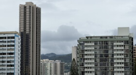 Clouds are seen above Honolulu around 4:30 p.m. on oct. 28, 2026.
