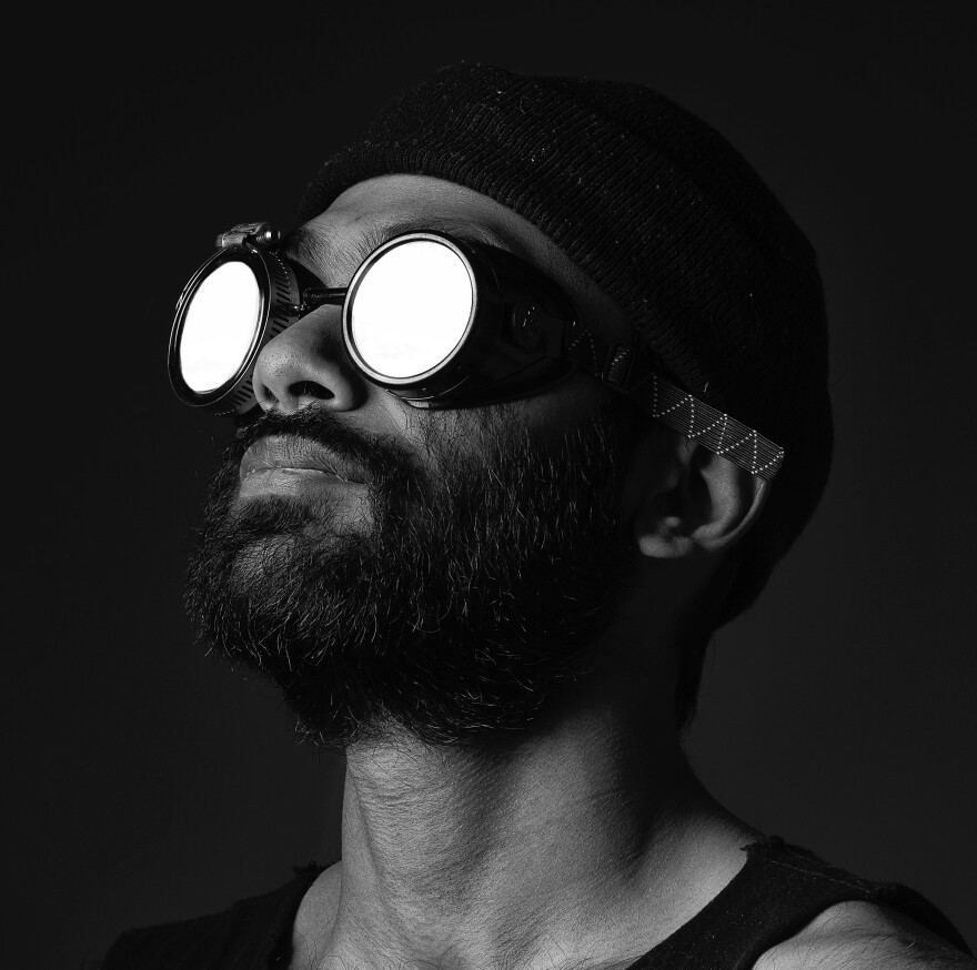 A photo of musician Stu Dias