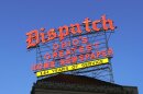 Columbus Dispatch sign in downtown Columbus.