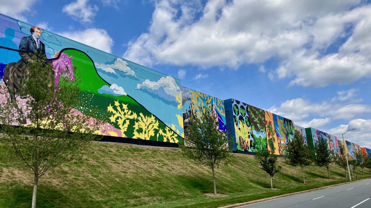 Reynolds unveils its giant 150th-anniversary mural
