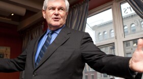 Republican presidential hopeful Newt Gingrich speaks at the New Hampshire Republican Party's 'Live Free or Die Speaker Series. Gingrich is expected to announce his candidacy on Wednesday.