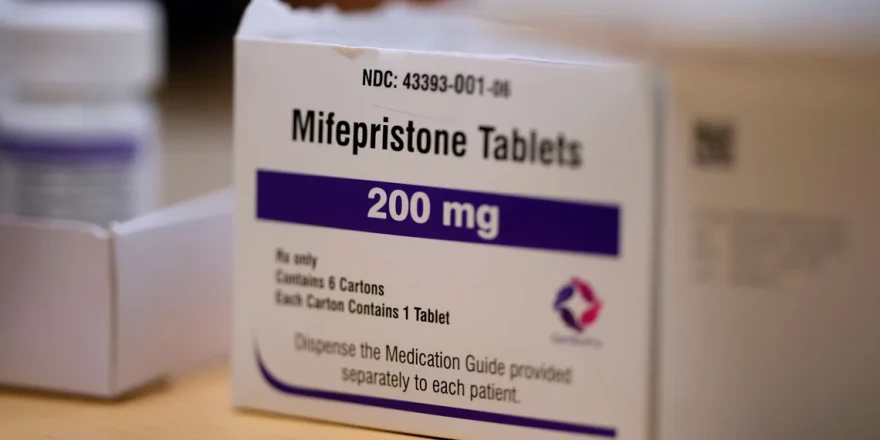 Mifepristone tablets are seen in a Planned Parenthood clinic, July 18, 2024, in Ames, Iowa.