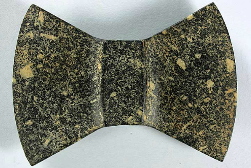 Bannerstone - Throwing Stick Weight, 4,000-6,000 B.C. - Illinois State Museum