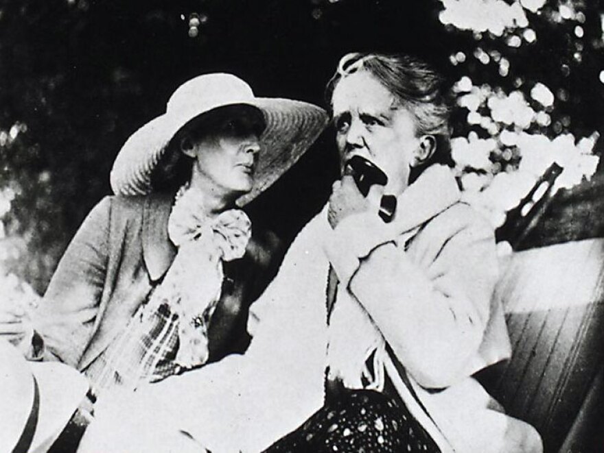 Virginia Woolf (left) and Ethel Smyth spent time together. Woolf did not know quite what to make of her ardent, and much older, admirer.