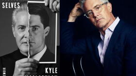 The cover of "Fictional Selves" and author Kyle Maclachlan. (Courtesy of Crown Publishing Group and Sophy Holland)
