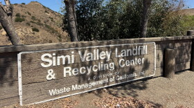 A foul smelling odor was reported from the Simi Valley landfill site