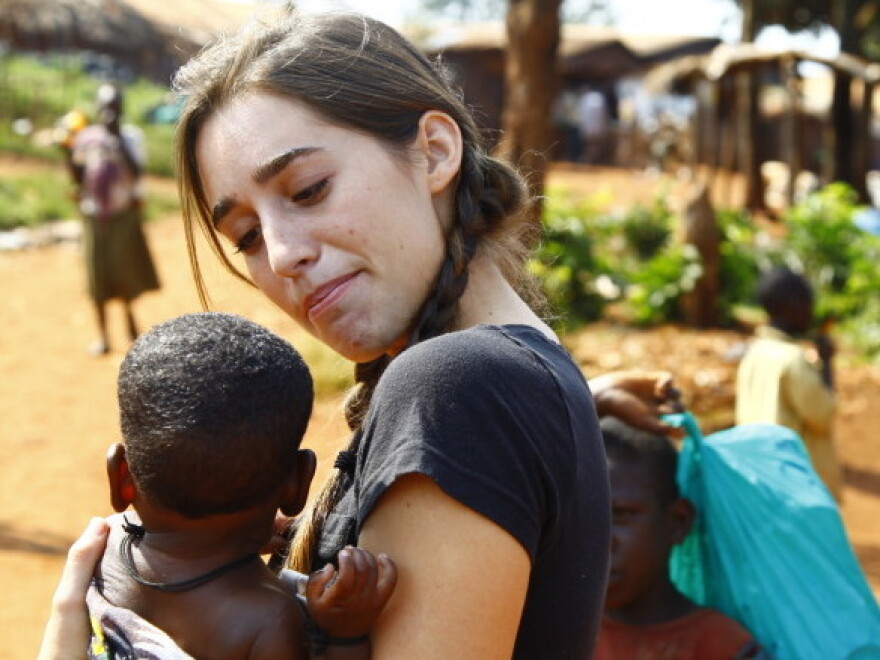 Davis has set up an organization that provides food, medication and school fees to Ugandan children.