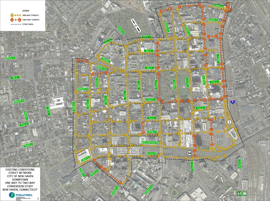Many New Haven One Way Streets Will Soon Be Two Way Streets Connecticut Public Many New Haven One Way Streets Will Soon Be Two Way Streets Connecticut Public