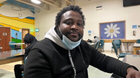 Kevin Hampton spends part of his day at Horizon House.
