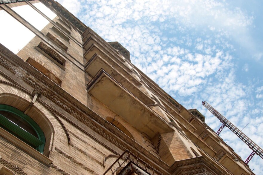 The Divine Lorraine Hotel in Philadelphia. (Dean Russell/Here & Now)