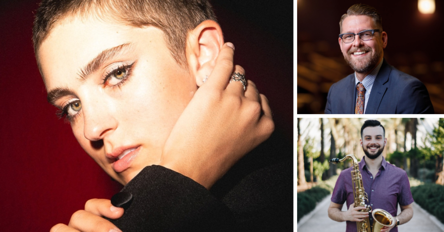 Left: Isabella Isherwood Top Right: Aaron Nichols Bottom Right: Mike Casey