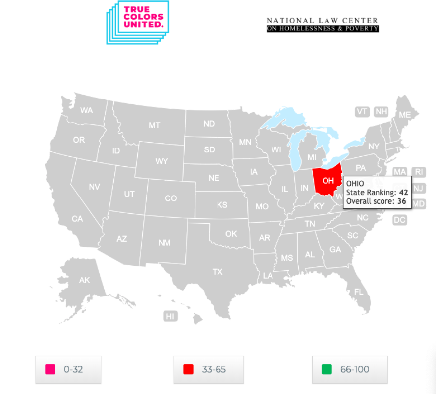 screenshot of interactive True Colors United survey