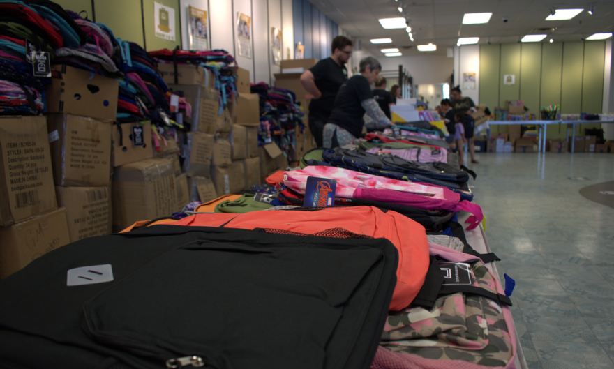 The Back 2 School Basics program helps families in need prepare their students to enter the classroom