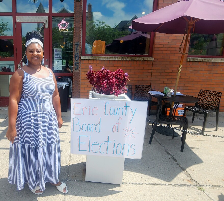 Erie County Legislator Taisha St. Jean Tard hosts voter registration event